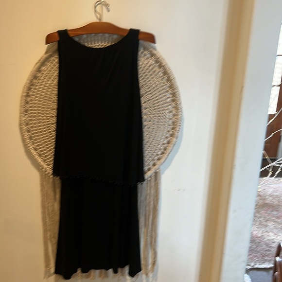 Three Dots ~ Black ~ Sleeveless Swing Dress ~ Small - Picture 11 of 15
